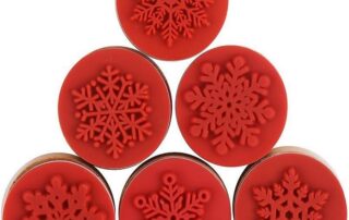 Rubber Stamp-making Tools Snowflake Floral Wooden Rubber Stamps for Card Making