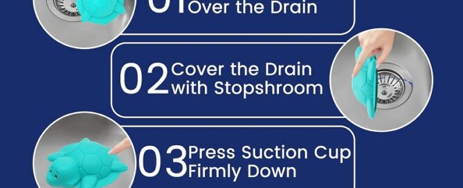 Rubber Tube Expander Bath Overflow Drain Cover Silicone with Strong Suction Cups for Deeper Baths