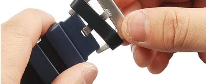 Rubber Watch Band Loop Holder Silicone Rubber Watch Belt Durable Fastener Retainer