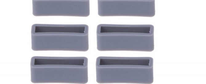Rubber Watch Band Loop Holder Silicone Rubber Watch Belt Durable Fastener Retainer