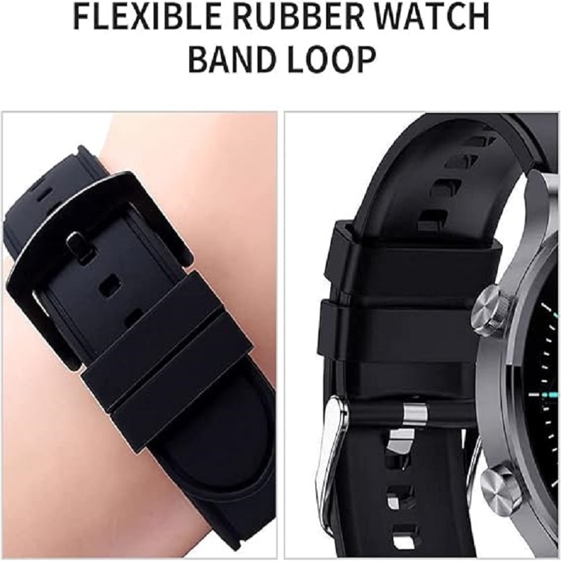 Rubber Watch Band Loop Holder Silicone Rubber Watch Belt Durable Fastener Retainer