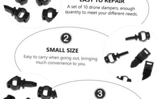 Shock Absorbing Ball Silicone Drone Dampers Drone Shock Absorber Soft Rubber