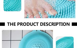 Shower Foot Scrubber Foot rubbing File Cleaning Tool Foot Care Pedicure Silicone feet