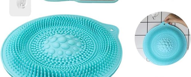 Shower Foot Scrubber Foot rubbing File Cleaning Tool Foot Care Pedicure Silicone feet