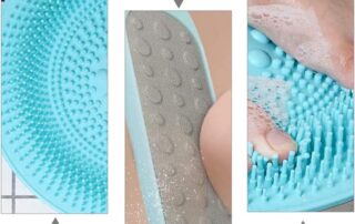 Shower Foot Scrubber Foot rubbing File Cleaning Tool Foot Care Pedicure Silicone feet
