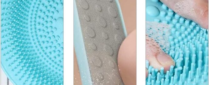 Shower Foot Scrubber Foot rubbing File Cleaning Tool Foot Care Pedicure Silicone feet