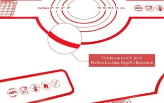 Silicone Baking Mat for Oven Non-stick Baking Mat with Long Handle Reusable Silicone Heat Resistant Baking Pad