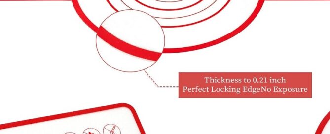 Silicone Baking Mat for Oven Non-stick Baking Mat with Long Handle Reusable Silicone Heat Resistant Baking Pad