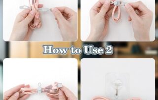 Silicone Cable Ties Reusable Cord Ties for Electrical Cords Bundling Fastening Charging Cords Earphone Cable