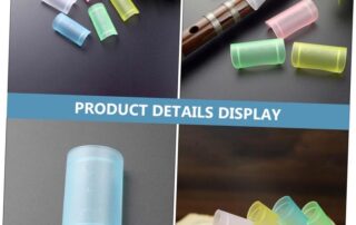 Silicone Diaphragm Protector Recorder Flute Hole Covers Flute Finger Cover