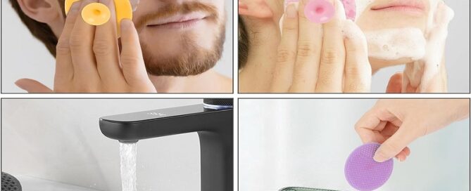 Silicone Face Scrubber Exfoliator Face Cleansing Brush Pad Blackhead Silicone Rubber Remover