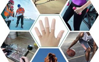 Silicone Finger Sleeves Silicones Finger Protectors Waterproof Finger Cover for Finger Cracking