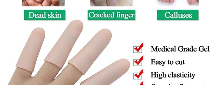 Silicone Finger Sleeves Silicones Finger Protectors Waterproof Finger Cover for Finger Cracking