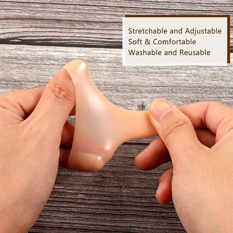 Silicone Finger Sleeves Silicones Finger Protectors Waterproof Finger Cover for Finger Cracking