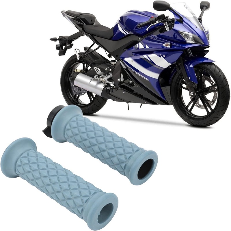 Silicone Handlebar Grips 22mm Throttle Handle Grips Universal Comfortable Grasp