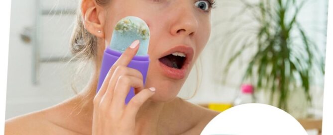 Silicone Ice Face Roller Face Massage Roller Skin Care Silicone Ice Roller
