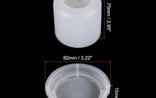 Silicone Jar Silicone Mold Cylinder Storage Box Mold Plant Pot Mold for Home Decor