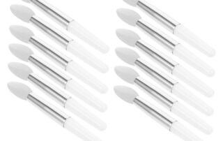 Silicone Lip Brush Silicone Flat Lip Balm Applicators Professional Makeup Brush Tool Silicone Lip Filler Brush