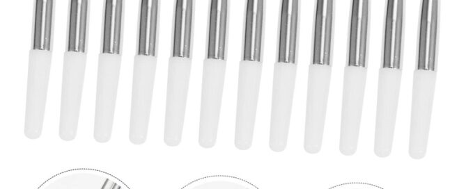 Silicone Lip Brush Silicone Flat Lip Balm Applicators Professional Makeup Brush Tool Silicone Lip Filler Brush