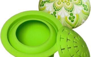 Silicone Mold for Making Stones Round Smooth Pebbles Painting Drawing Mold Using A Silicone Smoothing Tool