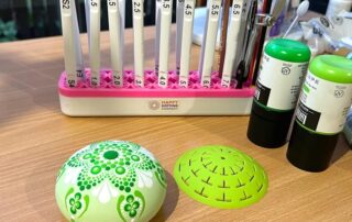 Silicone Mold for Making Stones Round Smooth Pebbles Painting Drawing Mold Using A Silicone Smoothing Tool