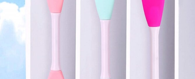 Silicone Needle Applicator Silicone Face Mask Brush Facial Mud Mask Applicator Brush