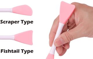 Silicone Needle Applicator Silicone Face Mask Brush Facial Mud Mask Applicator Brush