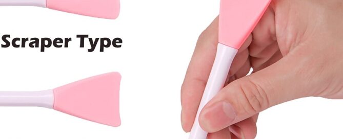 Silicone Needle Applicator Silicone Face Mask Brush Facial Mud Mask Applicator Brush
