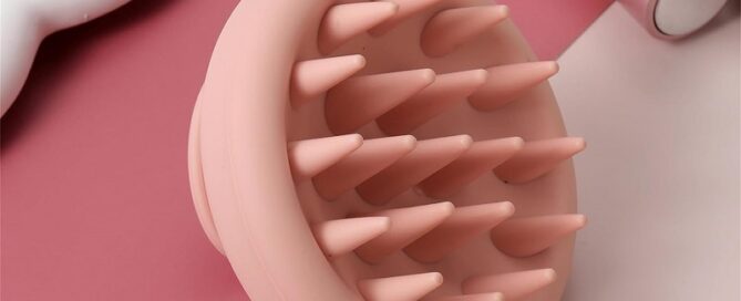 Silicone Scalp Massager Shampoo Brush Silicone Hair Scrubber Massager For Hair Growth and Scalp Care