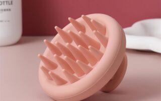 Silicone Scalp Massager Shampoo Brush Silicone Hair Scrubber Massager For Hair Growth and Scalp Care