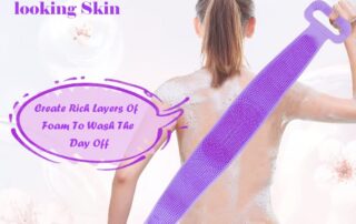 Silicone Shower Foot Scrubber Shower Body Scrubber and Hair Scalp Massager Personal Shower Cleaning Kit