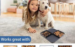Silicone Slow Feeder Dog Bowls Lick Mat for Dogs Stuff Puppy Lick Pads