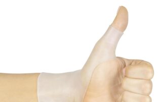 Silicone Thumb Wrist Support Waterproof Wrist Brace Silicone Hand Brace Cool Wrap For Arthritis