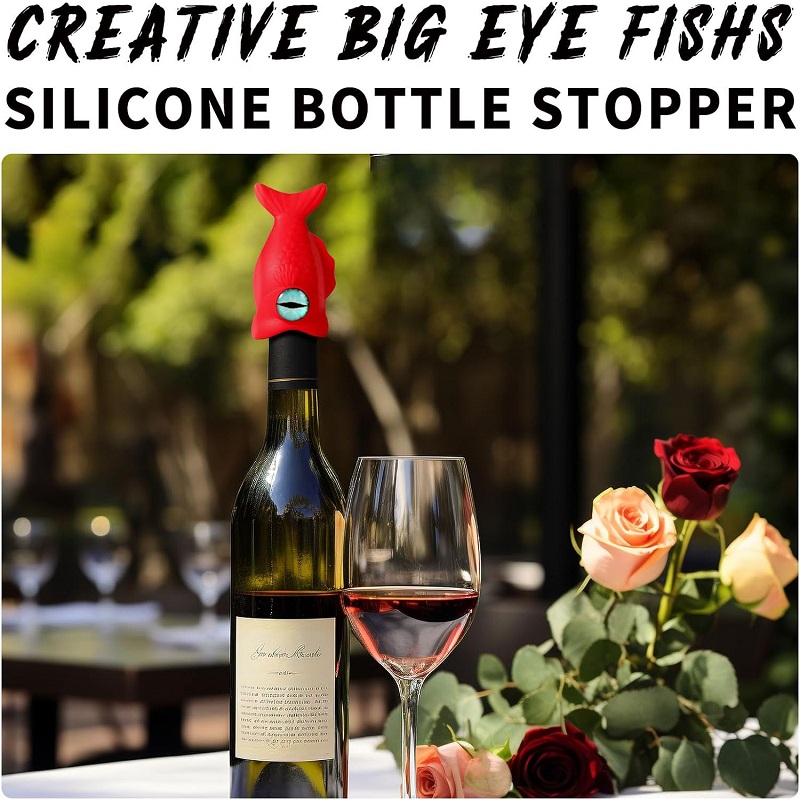 Silicone Wine Stopper Reusable Glass Bottle Sealer Stoppers Keep Fresh Tools