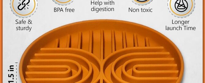 Slow Feeder Dog Bowls Non-Slip Silicone Lick Mat For Dogs Silicon Profile Tool