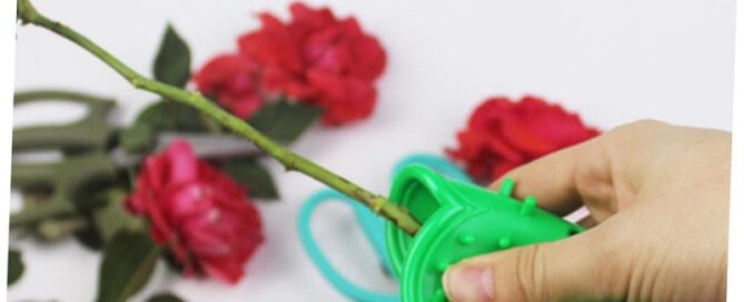 Stab Clip Silicone Garden Stripper Thorn Leaf Stripping Tool Rubber Flower Thorn Remover