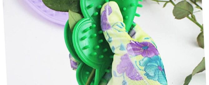 Stab Clip Silicone Garden Stripper Thorn Leaf Stripping Tool Rubber Flower Thorn Remover