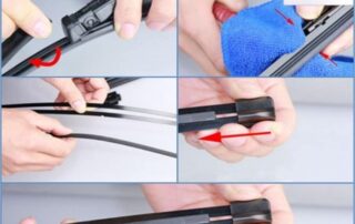 Vehicle wiper Universal Auto Vehicle Insert Soft Rubber Strip For Frameless Wiper Windscreen Rubber Tool