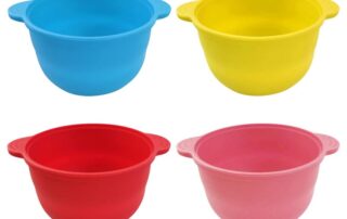 Wax Melting Bowl Silicone Containers Hair Removal Warmer Pot Rubber Hair Removal Wax Bowl