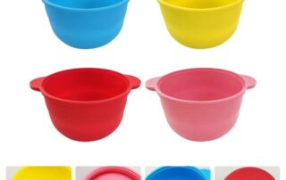 Wax Melting Bowl Silicone Containers Hair Removal Warmer Pot Rubber Hair Removal Wax Bowl
