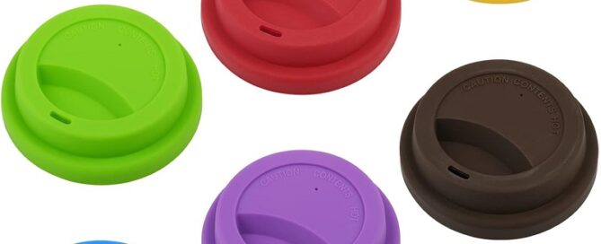 Anti-Dust Spill Proof Soft Silicone Coffee Mug Lids Cover Cup Lid Cover