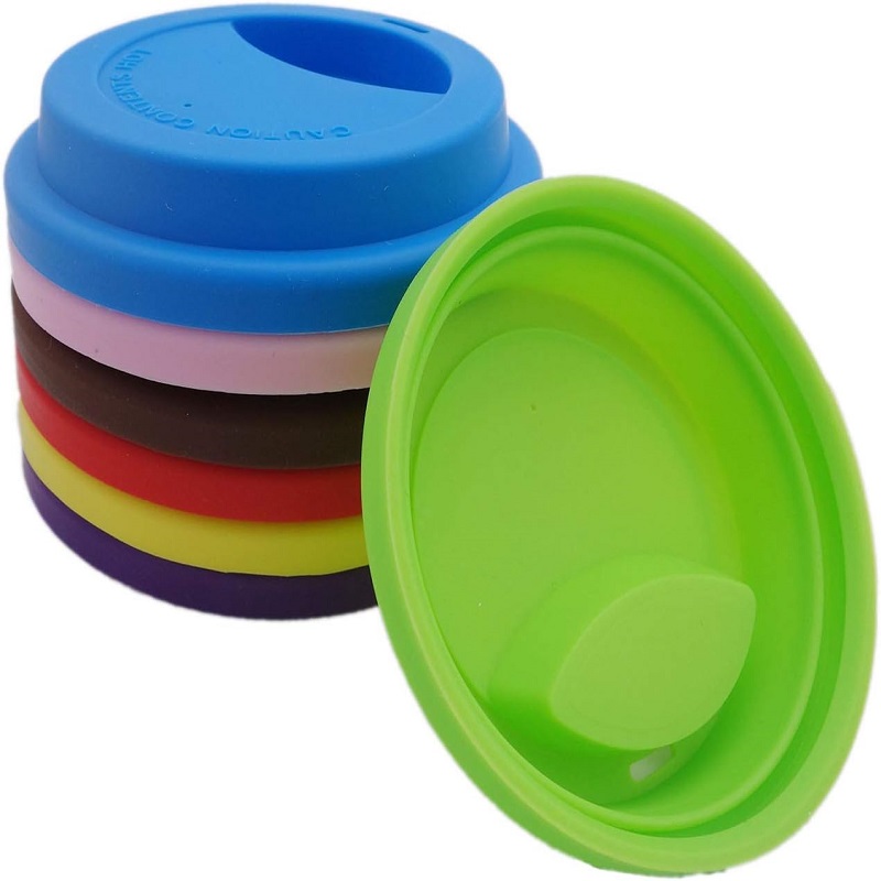 Anti-Dust Spill Proof Soft Silicone Coffee Mug Lids Cover Cup Lid Cover