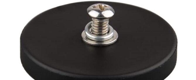 Anti-scratch Rubber Holder With M4 Female Thread Super Strong High Friction Magnet Silicone Mounting