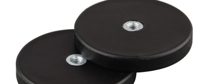 Anti-scratch Rubber Holder With M4 Female Thread Super Strong High Friction Magnet Silicone Mounting