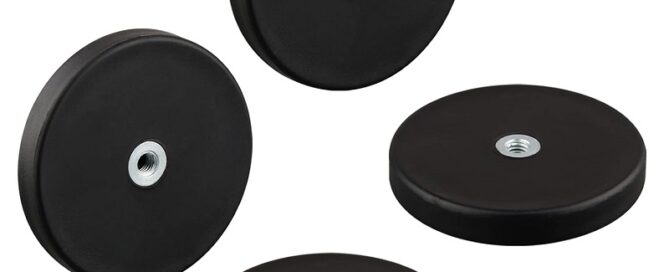 Anti-scratch Rubber Holder With M4 Female Thread Super Strong High Friction Magnet Silicone Mounting