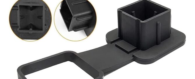 Automotive Trailer Hitch Rubber Cover 2-inch Receiver Tube Hitch Silicone Protector Plug