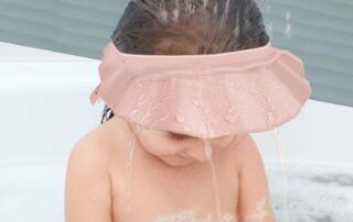 Baby Shower Cap Shower hat for Shampoo Bath Silicone Adjustable Washing Hair