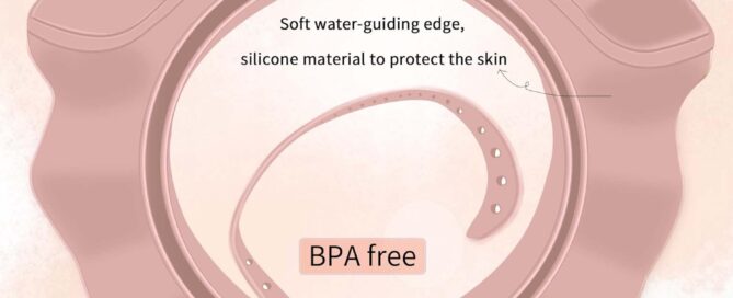 Baby Shower Cap Shower hat for Shampoo Bath Silicone Adjustable Washing Hair