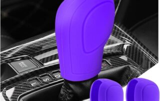 Car Gear Shift Knob Cover Elastic Silicone Anti-Slip Knob Stick Protector Universal Car Shifter Cover