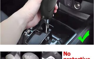 Car Gear Shift Knob Cover Elastic Silicone Anti-Slip Knob Stick Protector Universal Car Shifter Cover